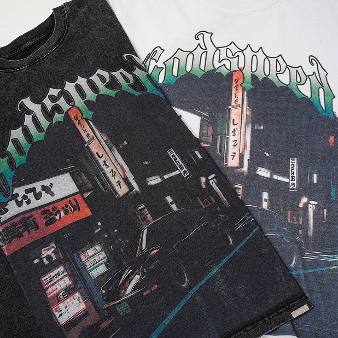 Godspeed Pit Stop Tokyo T-Shirts