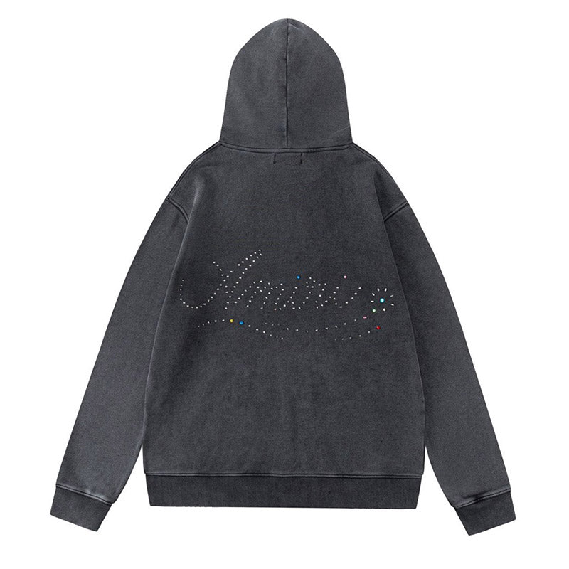 AMIRI Studded Cotton Hoodie