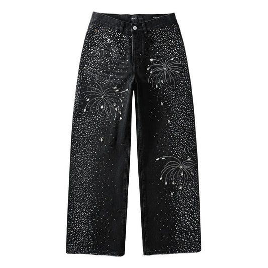 Purple Brand Crystal Diamond Jeans #9125