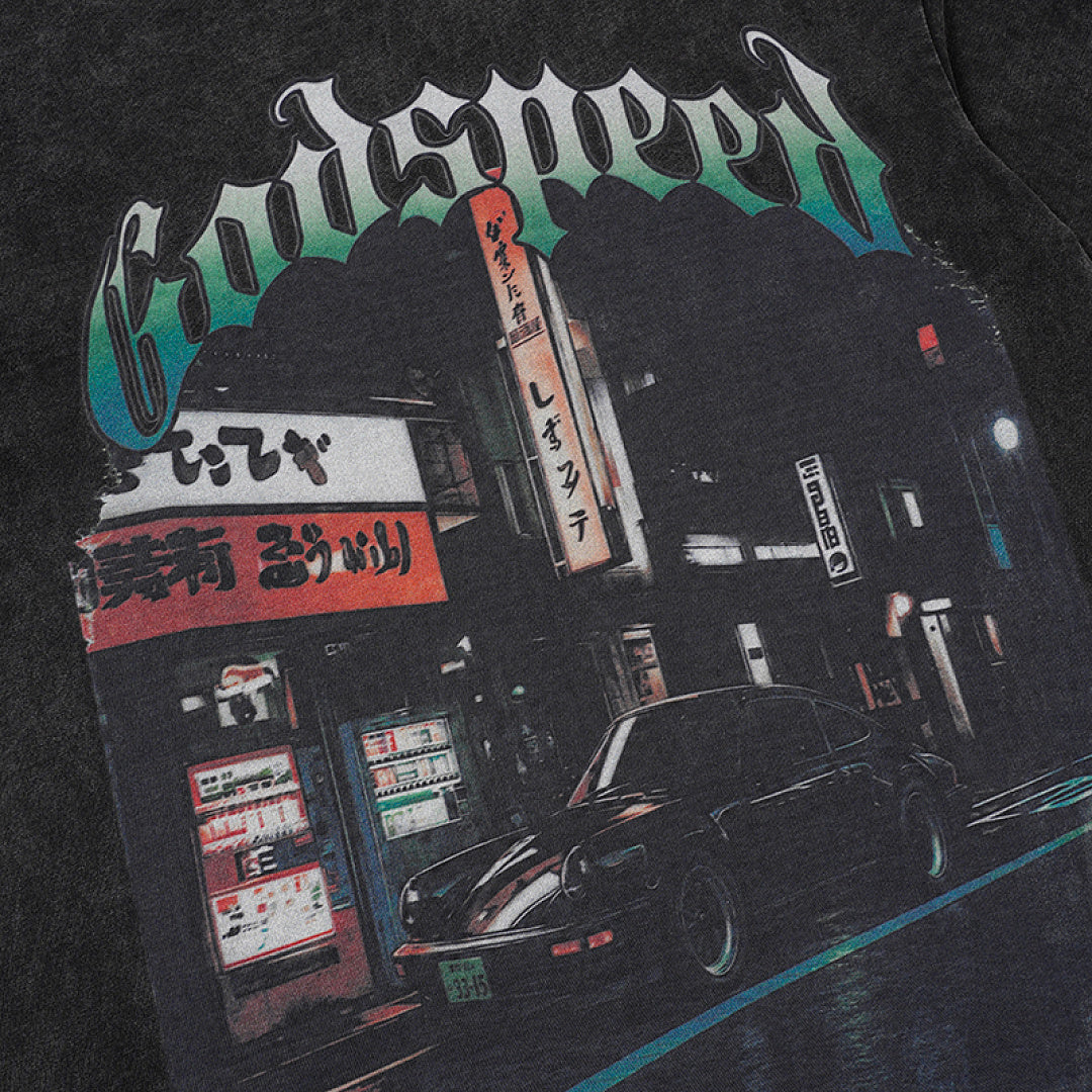 Godspeed Pit Stop Tokyo T-Shirts