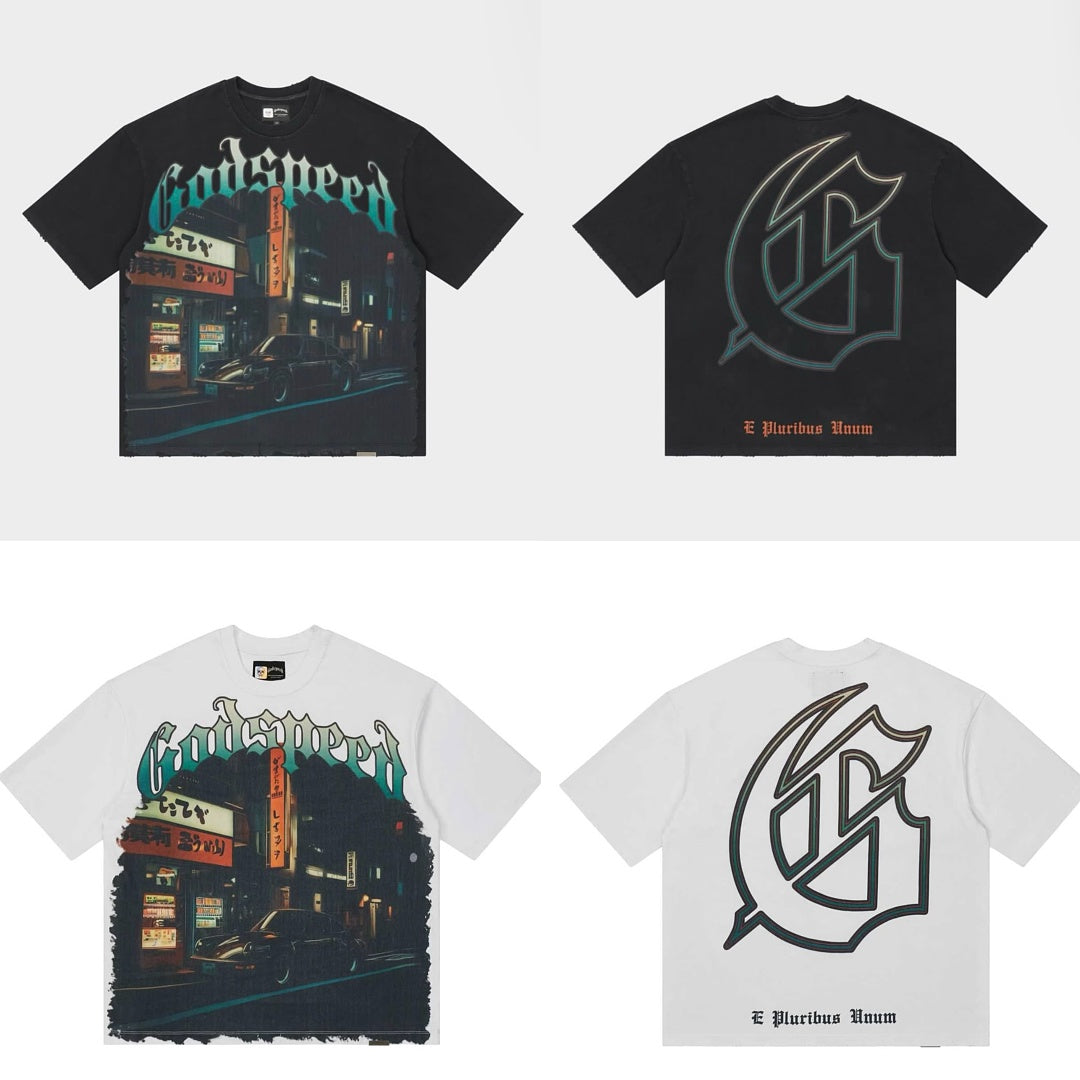 Godspeed Pit Stop Tokyo T-Shirts