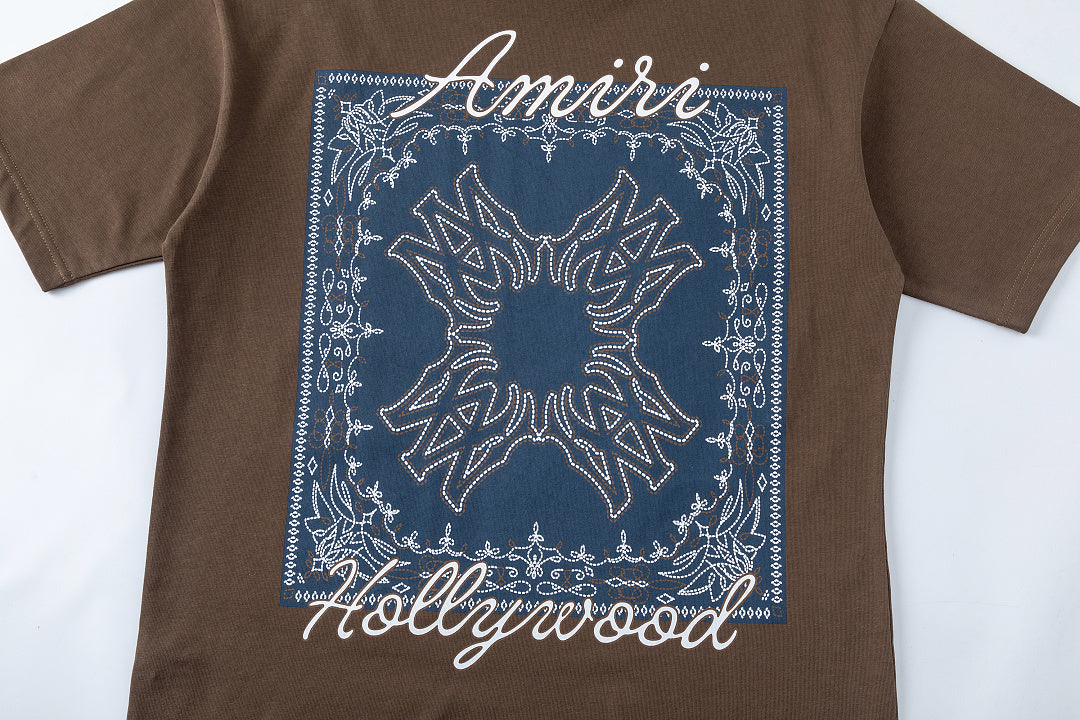 AMIRI Logo-Print Cotton T-Shirt