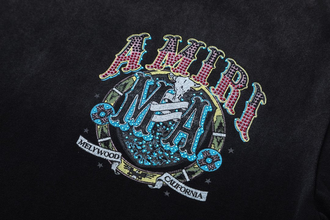 AMIRI American Dream Crystal Relaxed Tee