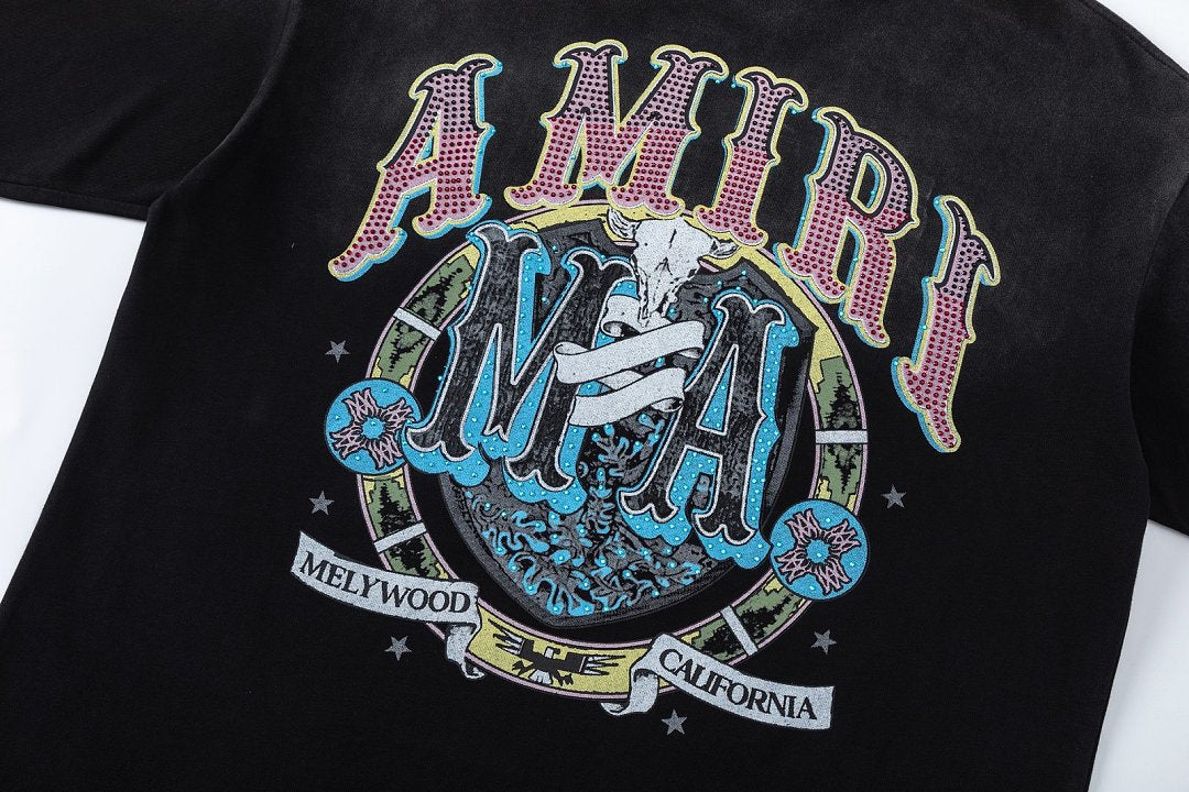 AMIRI American Dream Crystal Relaxed Tee