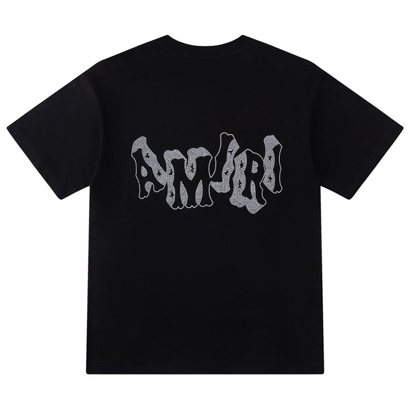 AMIRI Crystal-Embellished Logo-Print T-Shirt