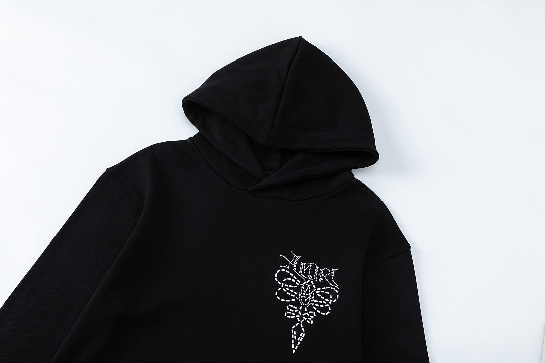 AMIRI Lasso Crystal-Embellished Hoodie