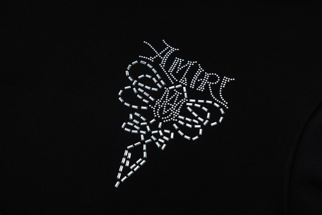 AMIRI Lasso Crystal-Embellished Hoodie