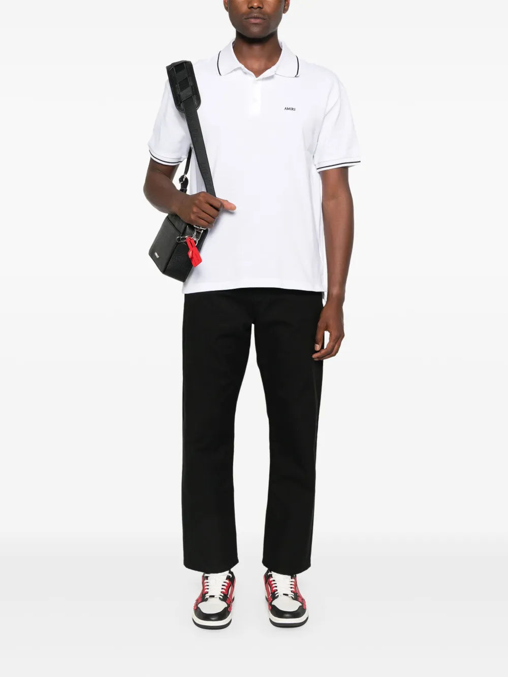 AMIRI cotton polo shirt