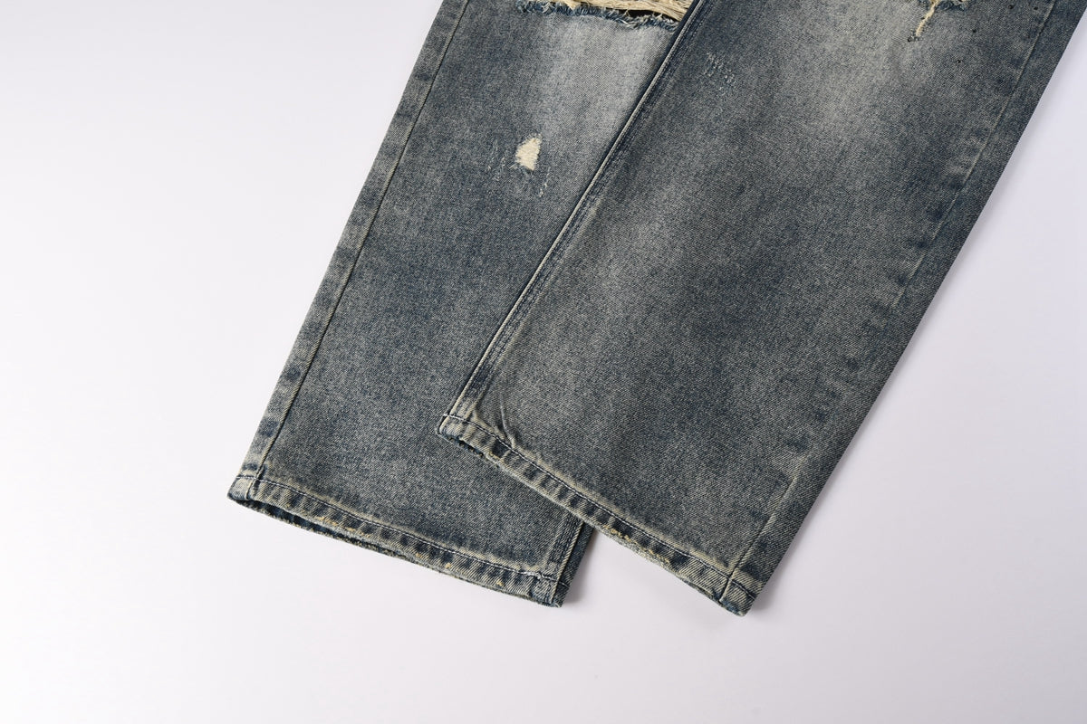 Purple Brand Crystal Diamond Jeans #9131