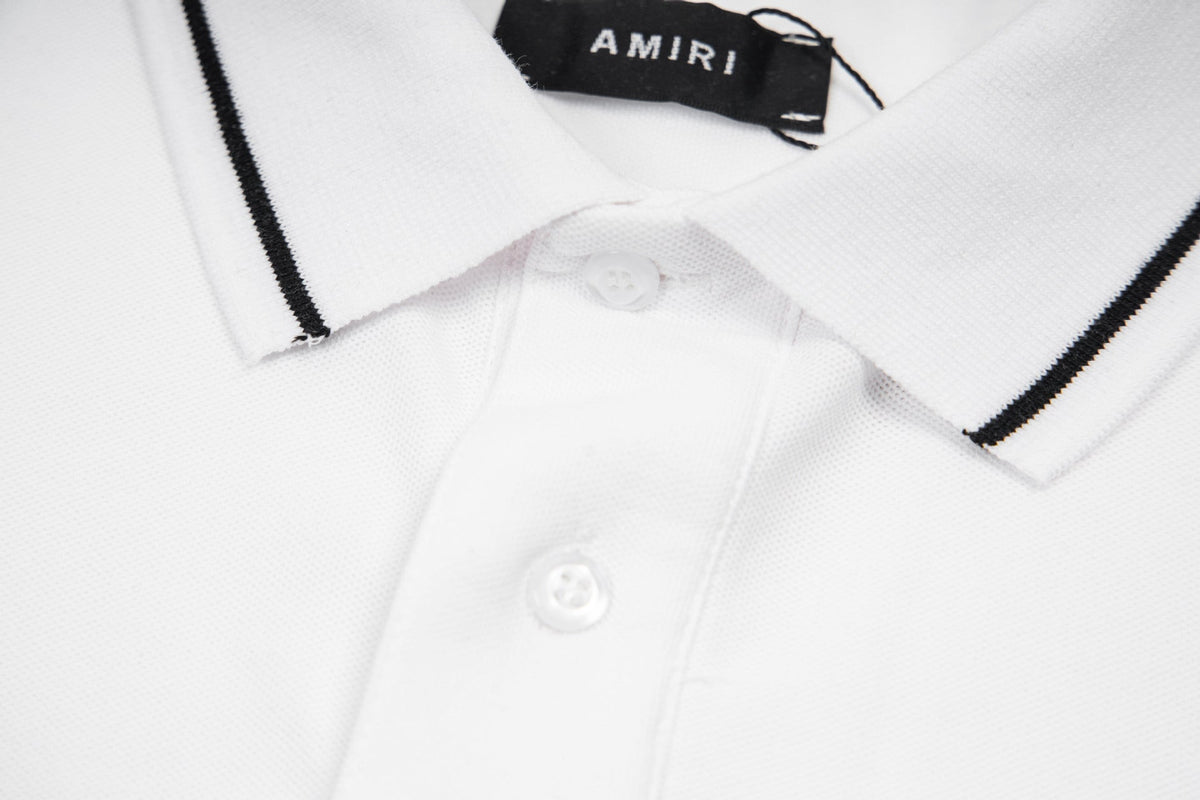 AMIRI cotton polo shirt