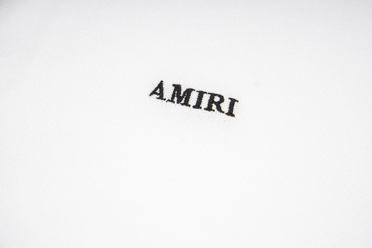 AMIRI cotton polo shirt